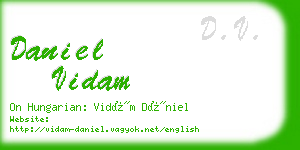 daniel vidam business card